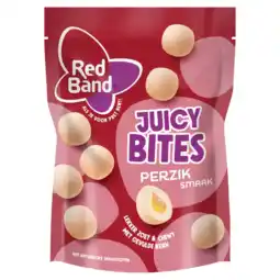 Albert Heijn Red Band Juicy bites perzik smaak aanbieding