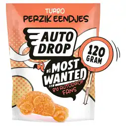 Albert Heijn Autodrop Most wanted turbo perzik eendjes aanbieding