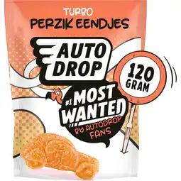 Albert Heijn Autodrop Most wanted turbo perzik eendjes aanbieding