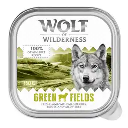 Zooplus 6x150g Adult Green Fields Lam Wolf of Wilderness Hondenvoer nat aanbieding