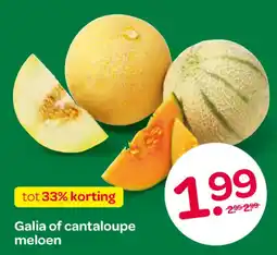 Spar Galia of cantaloupe meloen aanbieding