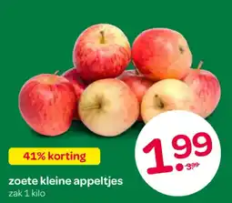 Spar zoete kleine appeltjes aanbieding