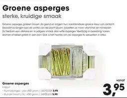 HANOS Groene asperges aanbieding