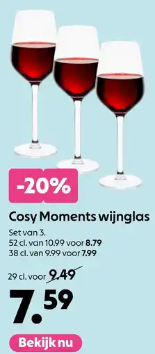 AllesZ Cosy Moments wijnglas aanbieding
