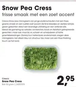 HANOS Cresco Snow Pea Cress aanbieding