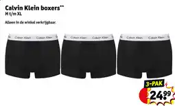 Kruidvat Calvin Klein boxers aanbieding
