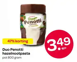 Spar Duo Penotti hazelnootpasta aanbieding