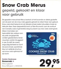HANOS Golden Seabreeze Snow Crab Merus aanbieding