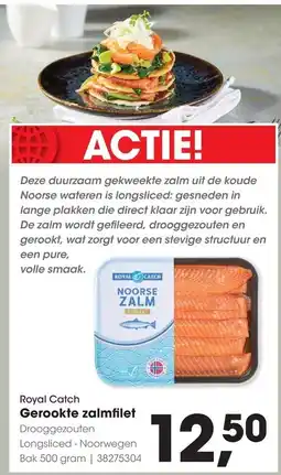 HANOS Royal Catch Gerookte zalmfilet aanbieding