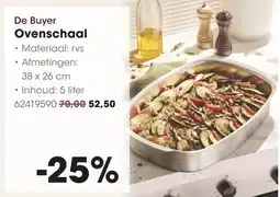 HANOS De Buyer Ovenschaal aanbieding