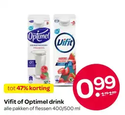 Spar Vifit of OptimeL drink aanbieding
