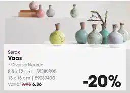 HANOS Serax Vaas aanbieding