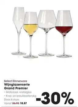 HANOS Select Dinnerware Wijnglazenserie Grand Premier aanbieding