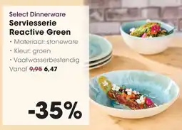 HANOS Select Dinnerware Serviesserie Reactive Green aanbieding