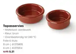 HANOS Tapasservies aanbieding