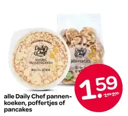 Spar alle Daily Chef pannenkoeken, poffertjes of pancakes aanbieding