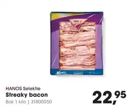 HANOS HANOS Selek tie Streaky bacon aanbieding