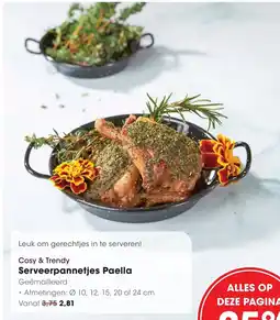HANOS Cosy & trendy serveerpannetjes paella aanbieding