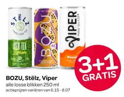 Spar Bozu, stëlz, viper aanbieding