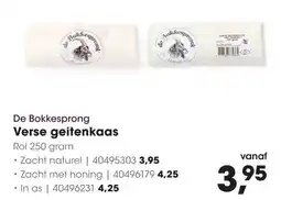 HANOS De Bokkesprong Verse geitenkaas aanbieding