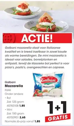HANOS Galbani Mozzarella aanbieding