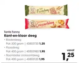 HANOS Tante Fanny Kant-en-klaar deeg aanbieding