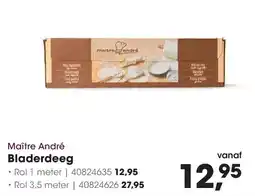 HANOS Maître André Bladerdeeg aanbieding