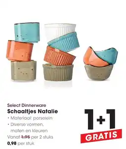 HANOS Select Dinnerware Schaaltjes Natalie aanbieding