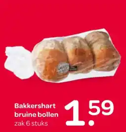Spar Bakkershart bruine bollen aanbieding