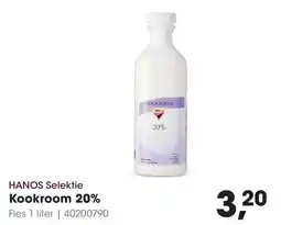 HANOS HANOS Kookroom 20% aanbieding