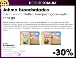 HANOS Johma broodsalades aanbieding