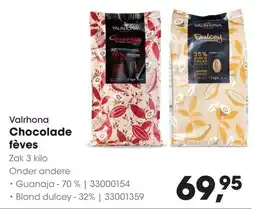 HANOS Valrhona Chocolade fèves aanbieding