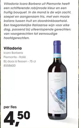 HANOS Villadoria icaro barbera aanbieding