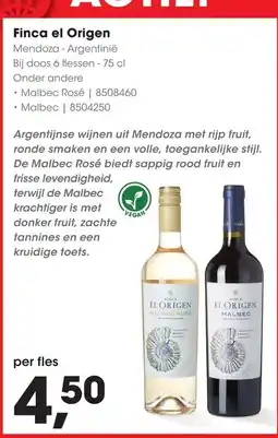 HANOS Finca el Origen aanbieding