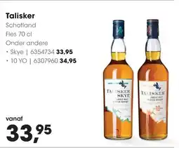 HANOS Talisker skye aanbieding