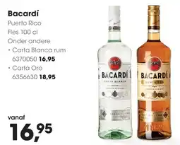 HANOS Bacardí puerto rico aanbieding