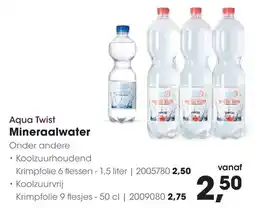 HANOS Aqua Twist Mineraalwater aanbieding