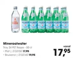 HANOS Acqua Panna, S.Pellegrino Mineraalwater aanbieding