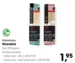HANOS Hakubaku Noedels aanbieding