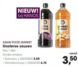 HANOS Asian Food Market Oosterse sauzen aanbieding