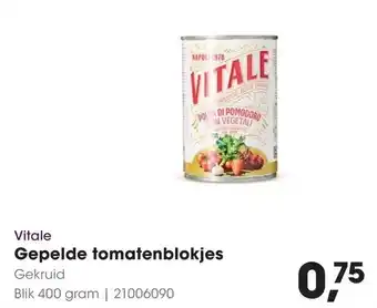 HANOS Vitale Gepelde tomatenblokjes aanbieding