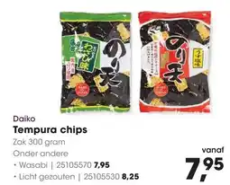 HANOS Daiko Tempura chips aanbieding