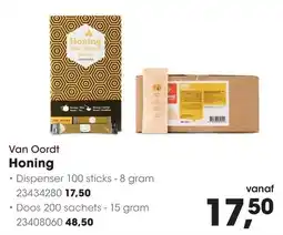 HANOS Van Oordt Honing aanbieding