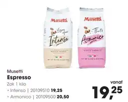 HANOS Musetti Espresso aanbieding