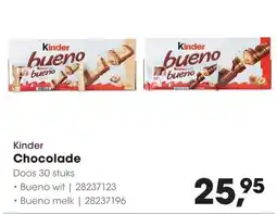 HANOS Kinder Chocolade aanbieding