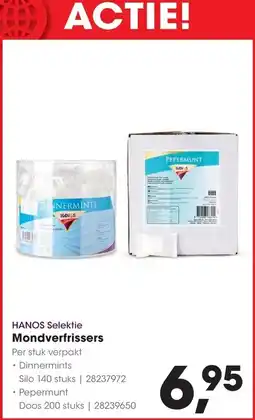 HANOS hanos dinnermints aanbieding