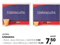 HANOS Jumbo IJsbekers aanbieding