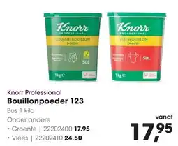 HANOS Knorr professional bouillonpoeder 123 aanbieding