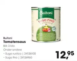 HANOS Buitoni Tomatensaus aanbieding