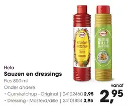 HANOS Hela Sauzen en dressings aanbieding